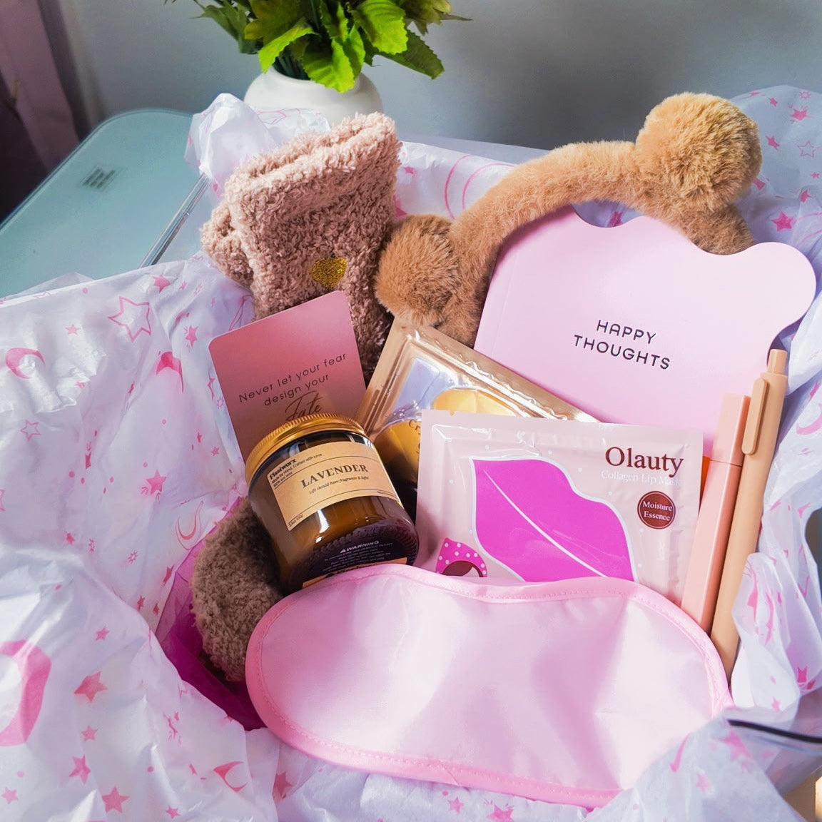 Soft Reset Self Care Bundle | Cozy Wellness Kit for Women | Relaxation Gift Box