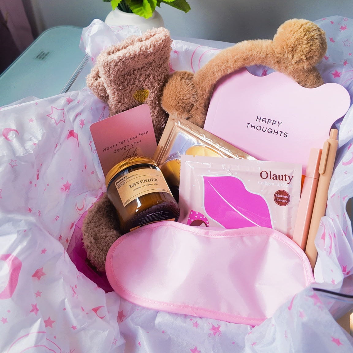 Soft Reset Self Care Bundle | Cozy Wellness Kit for Women | Relaxation Gift Box